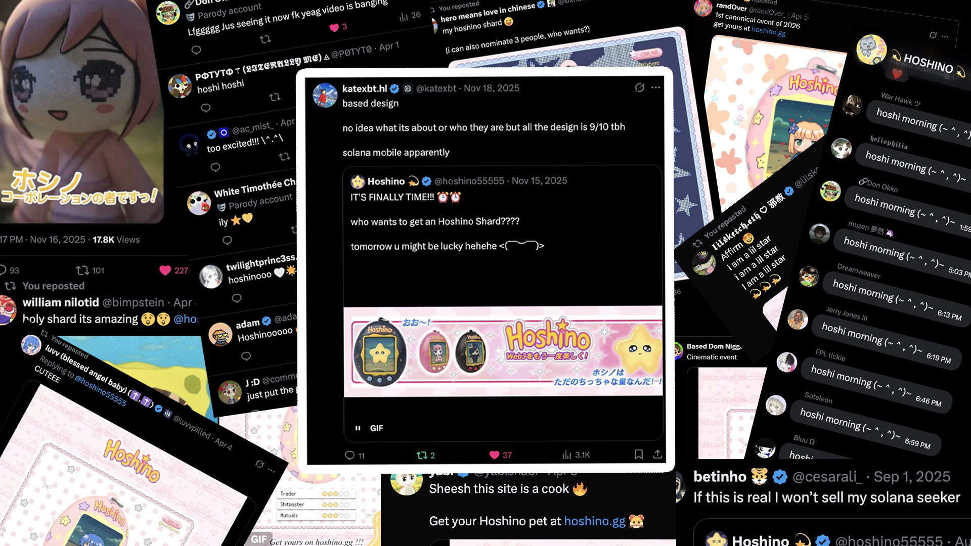 Hoshino community reactions and campaign highlights