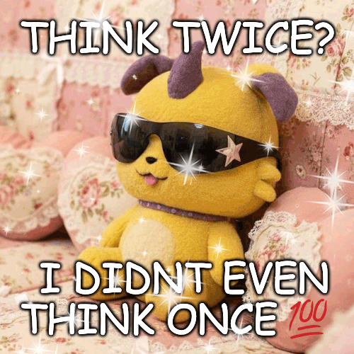 Animated Think Twice Moonoko artwork
